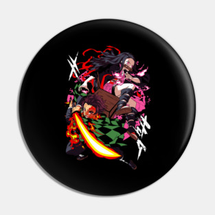 Tanjiro And Nezuko - Demon Slayer Pin