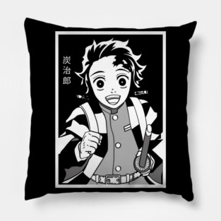 Happy Tanjiro - Demon Slayer Cool Desgn Pillow