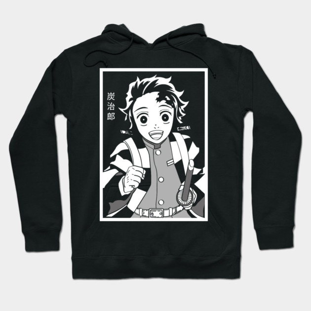Happy Tanjiro - Demon Slayer Cool Desgn Hoodie by Otaku Vibes