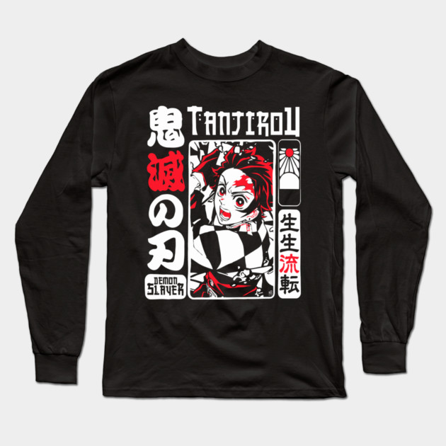 Tanjiro - Demon Slayer Cool Desgn Long Sleeve T-Shirt by Otaku Vibes