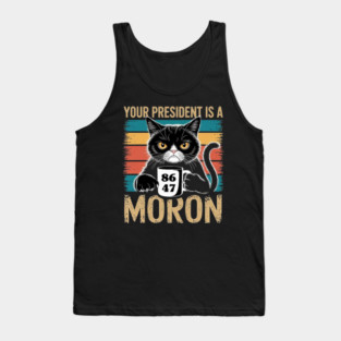 Cats-Against-Trump Tank Top