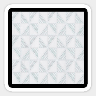 Hmong Tribal "Fan Blade" Pattern – Plai Jao (Thief Pattern) Sticker