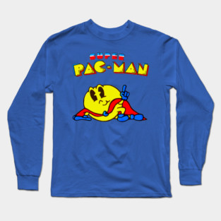 Sexy Super Pac-Man 1982 Long Sleeve T-Shirt