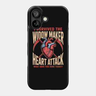 Heart Attack Survivor Recovery Motivation Phone Case