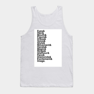 Rainbow High Evita lyrics Tank Top