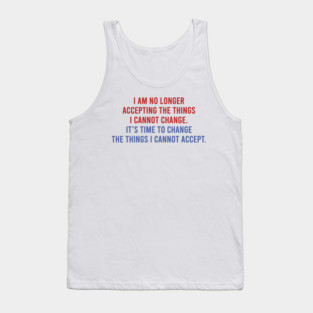 I am no longer accepting - Feminist Witch Tank Top