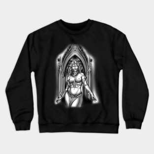 Temple goddess Crewneck Sweatshirt