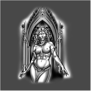 Temple goddess Posters and Art