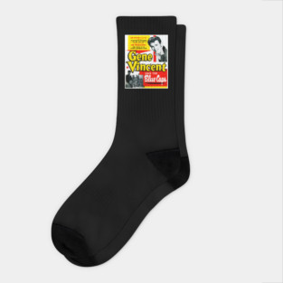 Gene Vincent Concert Poster Socks