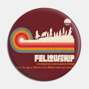 Fellowship  Excursions And Guided Tours Dks Worn Pin