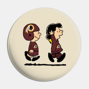 Watching Washington Redskins with a Girlfriend Pin