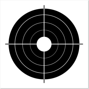 shooting target Posters and Art