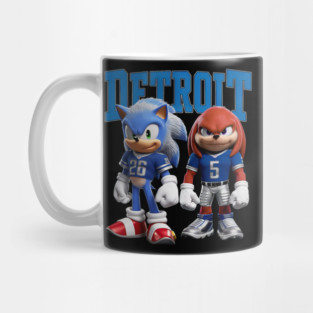 Detroit Lions Sonic And Knuckles T Shirt - KT #156 Mug