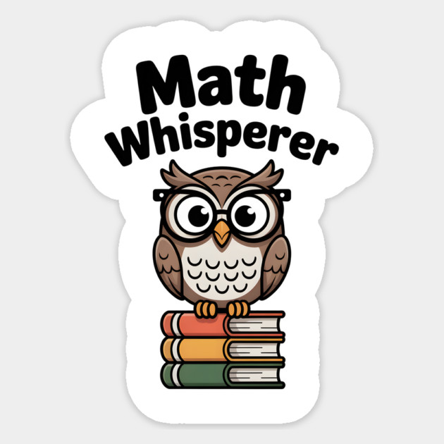 Math Whisperer Sticker by Frank Ring