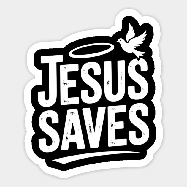 Jesus Saves Magnet by Frank Ring