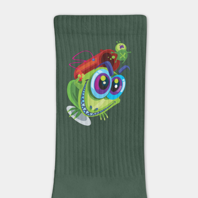 Funny Lizard Blasting Alien by Kevin's Store 2