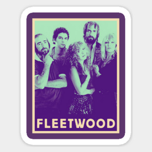 Fleet Wood Retro Sticker