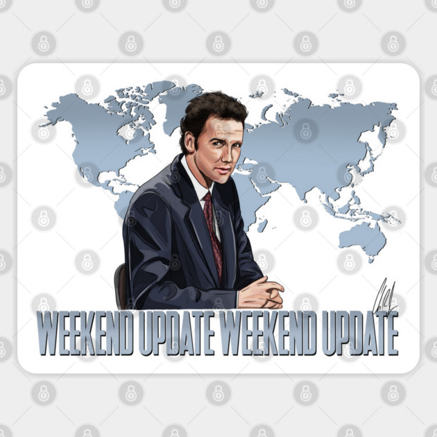 SNL: Weekend Update with Norm MacDonald Sticker by 51Deesigns