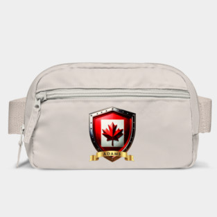 Adams Family Canada Shield, Maple Leaf Pride Crest Bag