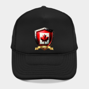 Adams Family Canada Shield, Maple Leaf Pride Crest Hat