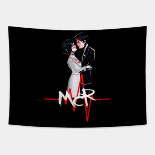 my chemical romance best design vintage vol. 07 by Jenaadraws Tapestry