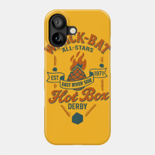 Whack-Bat Hot Box Derby (...just the back) Phone Case