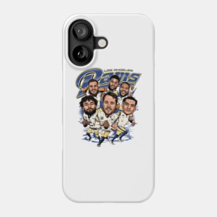 Los Angeles Rams Football Team Caricature Phone Case