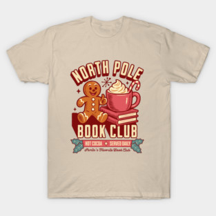 North Pole Book Club - Christmas Bookish T-Shirt