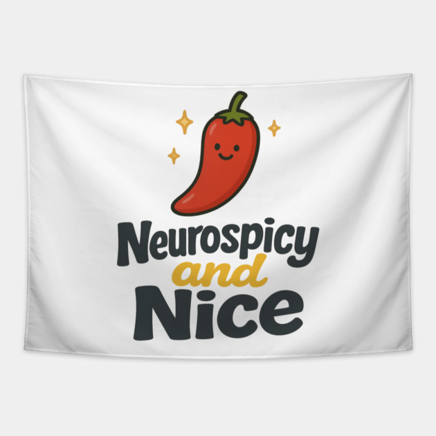 Neurospicy & Nice Tapestry by Fauzi's Store