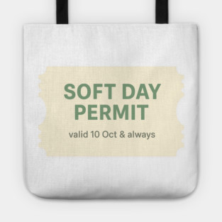 Soft Day Permit Tote