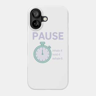 Pause (Panic? Pause) Phone Case