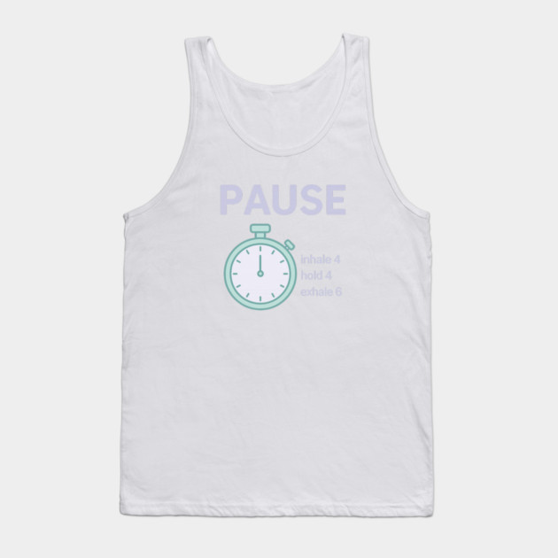 Pause (Panic? Pause) Tank Top by Fauzi's Store