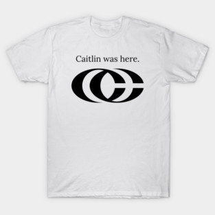 Caitlin Clark Was Here Shirt CC Logo Vintage T-Shirt
