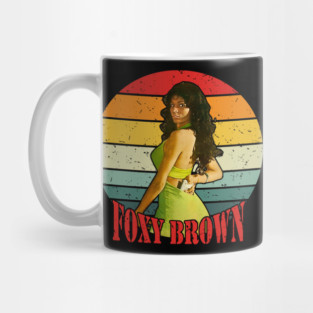 Foxy Brown Old Movie Mug