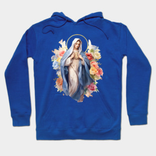 Blessed Mother Mary Knows Best Catholic Mother's Day Hoodie