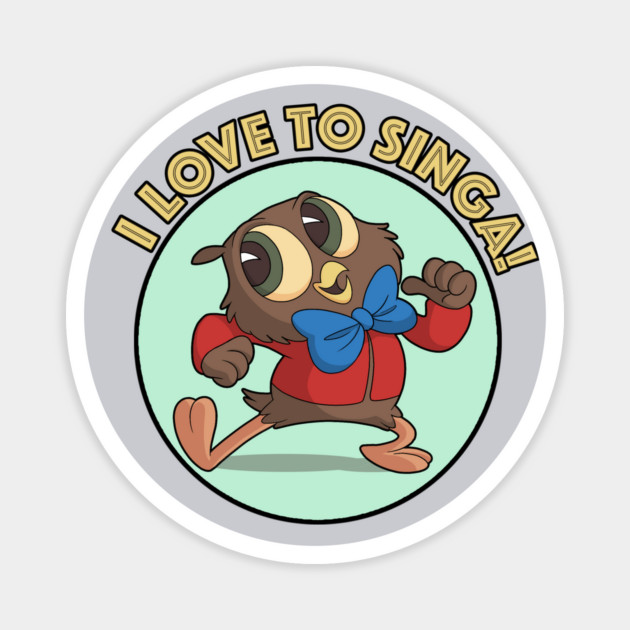 I Love To Singa! Magnet by JoTheZette