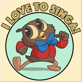I Love To Singa! Posters and Art