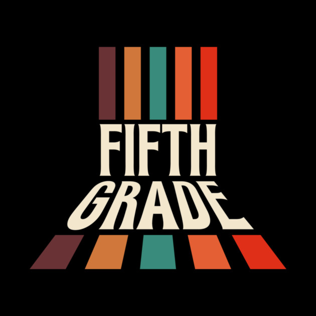 Retro 5th Grade Teacher by The WYLD Tribe