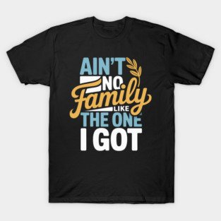 Ain’t No Family Like The One I Got Retro Style Shirt T-Shirt