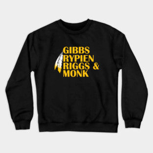 Washington Redskins Gibbs Rtpien Riggs & Monk Crewneck Sweatshirt
