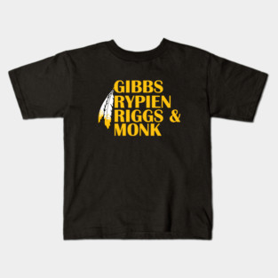 Washington Redskins Gibbs Rtpien Riggs & Monk Kids T-Shirt
