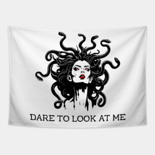 Dare to Look at Me Tapestry