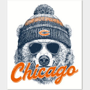 Retro Chicago Bears M5161 Posters and Art