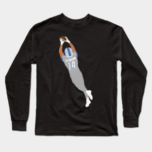 Amon-Ra St. Brown 14 - Detroit Lions Wide Receiver Catch Long Sleeve T-Shirt