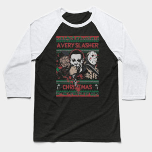 A very Slasher Christmas Baseball T-Shirt