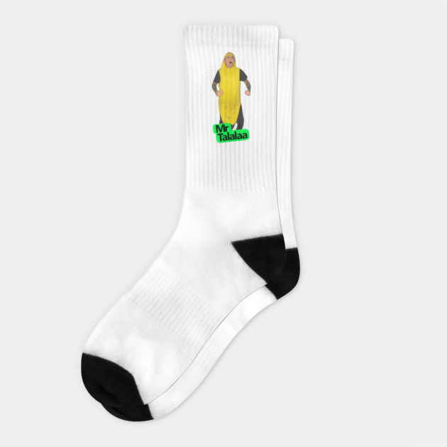 Mr. Talalaa - Banana Character Socks by MrTalalaa