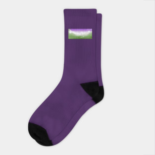 Genderqueer Landscape Socks