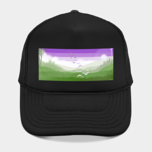 Genderqueer Landscape Hat