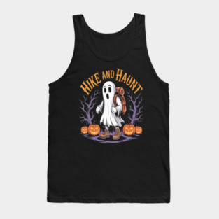 Ghostly Adventure Hike And Haunt Spooky Trekker Vibes Tank Top