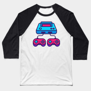 Retro game console Baseball T-Shirt